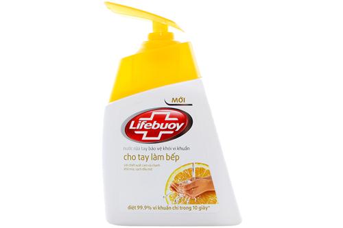 Nước rửa tay Lifebuoy cho tay làm bếp 500g